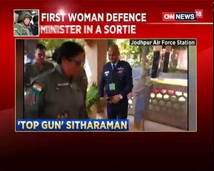 போர் விமானத்தில் பயணித்து சோதனை செய்த நிர்மலா சீதாராம்
