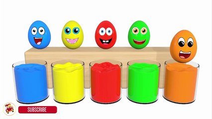 Learn Colors With Surprise Eggs for Children - Nursery Rhymes Finger Family Song