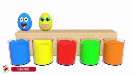 Learn Colors With Surprise Eggs for Children - Nursery Rhymes Finger Family Song for Kids-