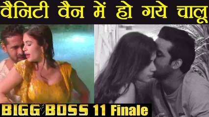 Bigg Boss 11: Puneesh Sharma & Bandgi Kalra's ROMANCE in Vanity Van | FilmiBeat
