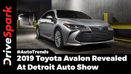Toyota Avalon Revealed At 2018 Detroit Auto Show