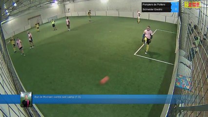 But de Romain contre son camp (1-0) - Pompiers de Poitiers Vs Schneider Electric - 16/01/18 21:00