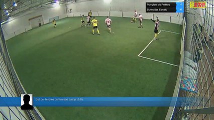 But de Jerome contre son camp (4-0) - Pompiers de Poitiers Vs Schneider Electric - 16/01/18 21:00