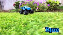 Monster Trucks for Kids Hot Wheels Monster Jam Monster Truck Stunts Teaching Colors f