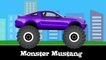 Learning Colors with Monster Vehicles for Kids #2  - Fun Monster Trucks, Monster Cars