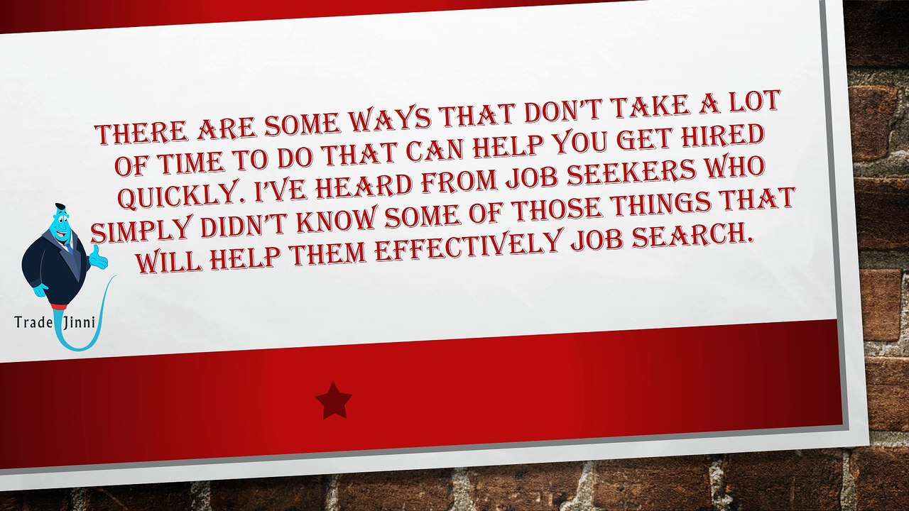 Some Tips For Finding A New Job