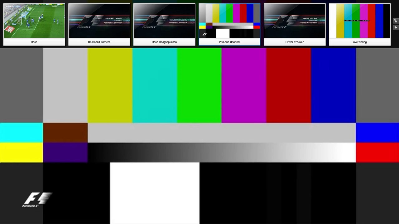 Formula 1 after hours, microphone testing