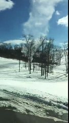 Petite tornade de neige