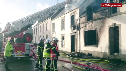 Gourlizon (29). Incendie : une maison ravagée  un habitant manque à l'appel