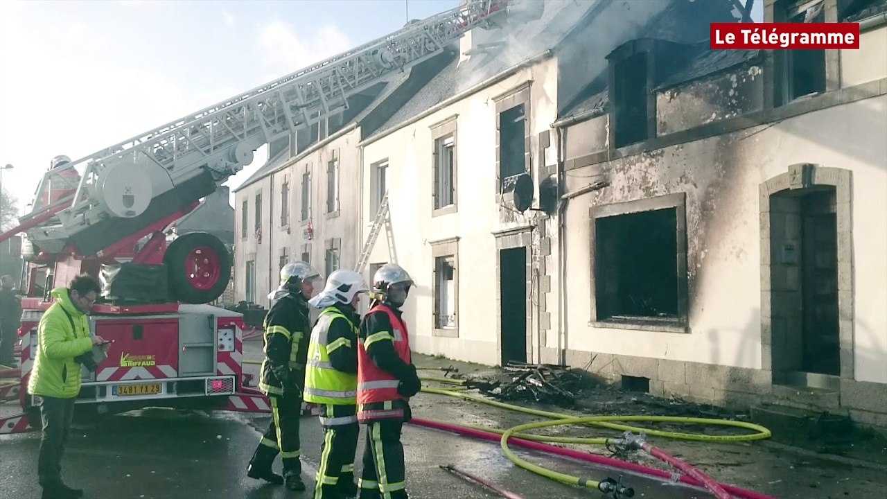 Gourlizon (29). Incendie : une maison ravagée  un habitant manque à l'appel