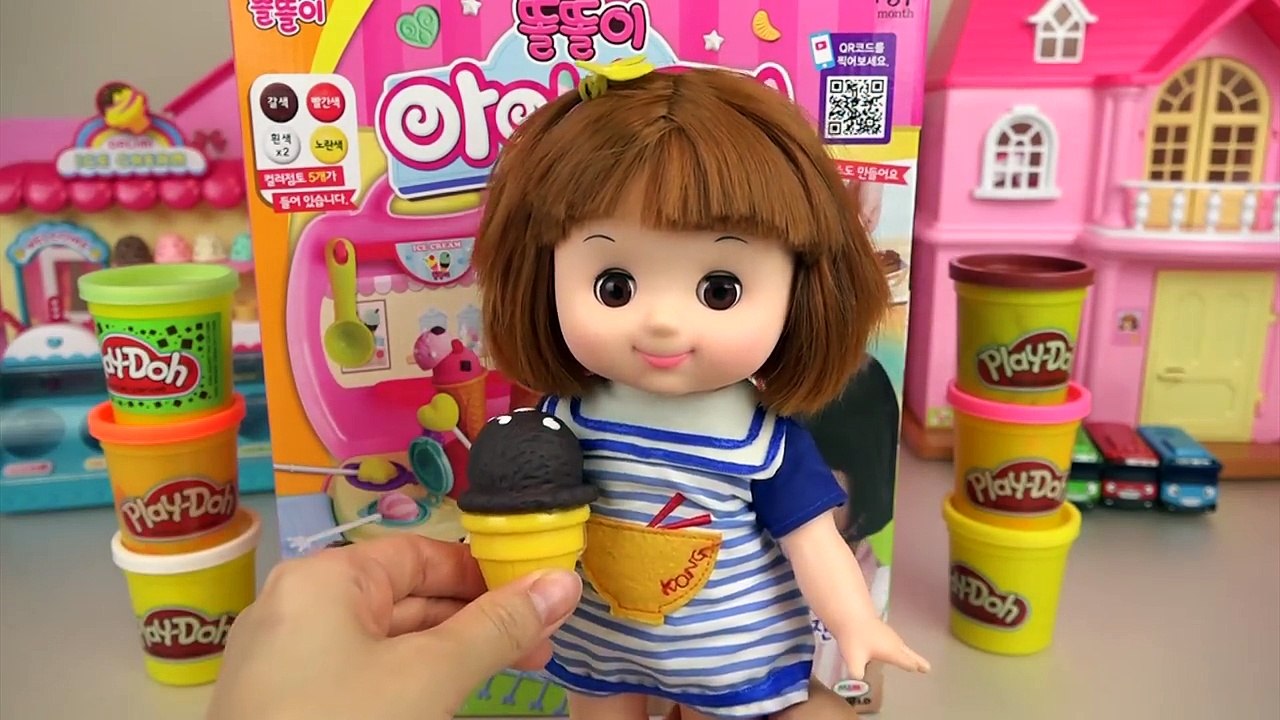 baby doll ice cream play doh