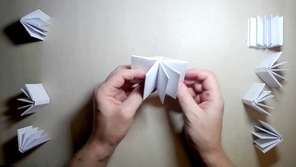 Как сделать маленькую мини оригами КНИЖКУ из бумаги А4 своими руками?