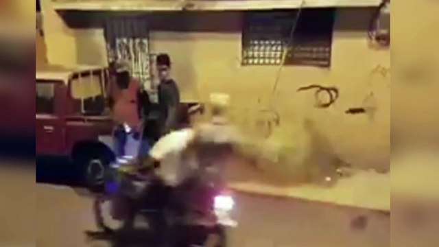 Ladrones van a robar y terminan siendo robados