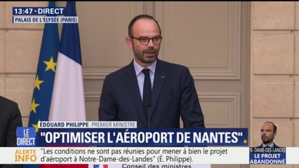 E.Philippe sur NDDL: "Les agriculteurs expropriés pourront retrouver leurs terres"