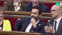 Roger Torrent, nuevo presidente del Parlament con los votos de Junts, ERC y la CUP