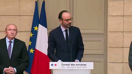 L'annonce officielle d'Édouard Philippe sur  Notre-Dame-des-Landes