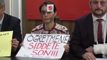 Bursa Öğretmene Şiddete 'Sargılı' Protesto