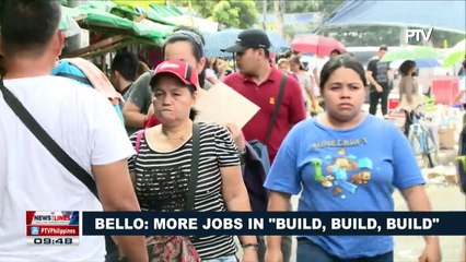 Bello: More jobs in "Build, Build, Build"