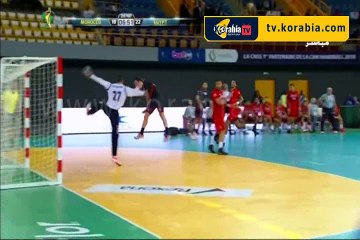 أبرز لقطات مباراة .. المغرب 28 - 33 مصر .. بطولة أفريقيا لكرة اليد