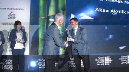 Aksa Akrilik Kurumsal Yönetim Ödülleri’nde üst üste ikinci kez 1’inci oldu