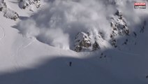 Un snowboarder déclenche une avalanche dans les Pyrénées (Vidéo)