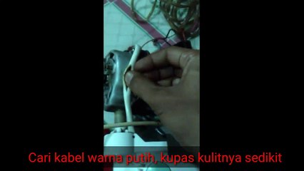Memperbaiki kipas angin sendiri HANYA DENGAN SEPOTONG KABEL NO HOAX!!!