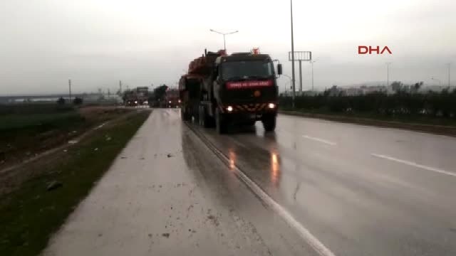 Farklı Kentlerden Hatay'a Gönderilen Askeri Zırhlı Araçlar Gelmeye Devam Ediyor
