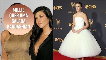 Millie Bobby Brown quer uma salada Kardashian