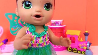 Little Baby Doli КУКЛА Беби Элайв - ФЕЯ! Baby Alive Fairy Видео для Девочек ✿Играем в Дочки Матери