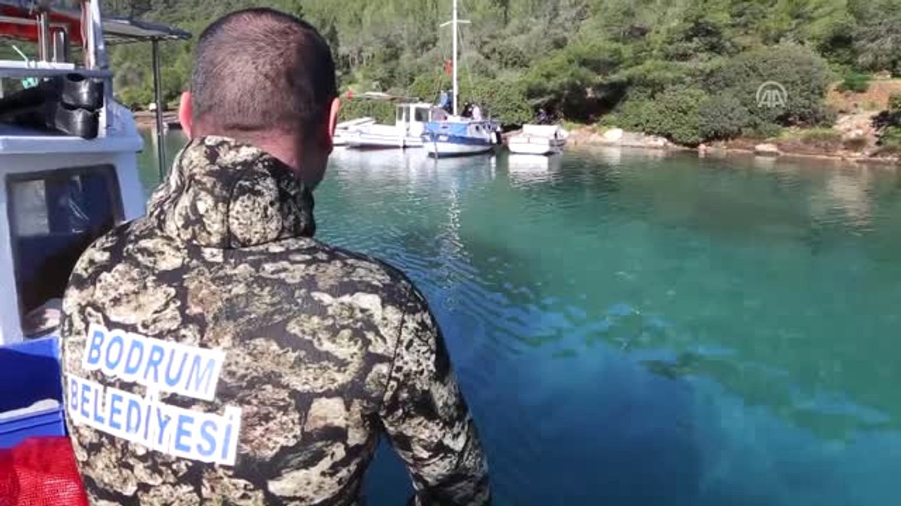 Bodrum'da Deniz Dibi Temizliği