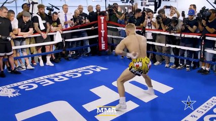 Calentando Motores Para Pelea De Mayweather Vs McGregor