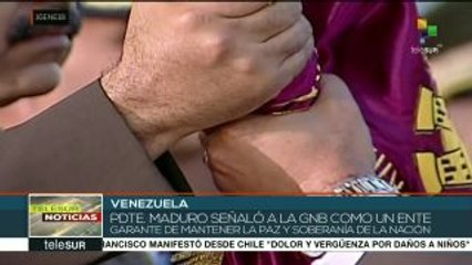 Maduro preside acto de transmisión de la comandancia de GNB