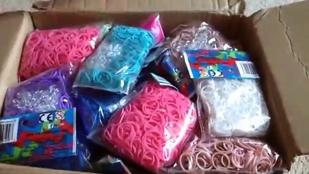 ⭐️HUGE rainbowloom birthday haul!!!⭐️