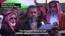 Gaza residents react to US freeze of UNRWA funding