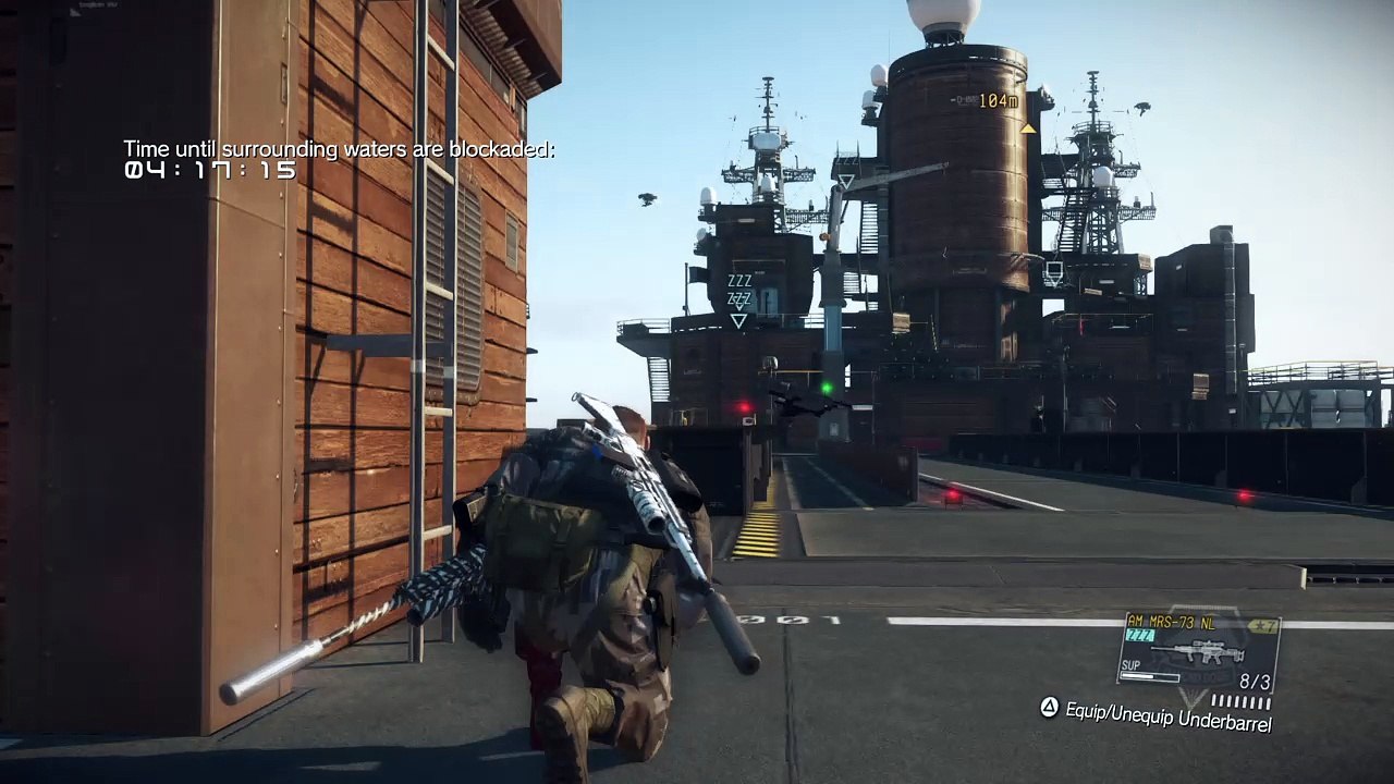 MGSV FOB - dealing with glitchers bridgeblock
