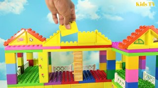 Peppa Pig Blocks Mega House LEGO Creations Sets With Masha And The Bear Legos Toys For Kids #16