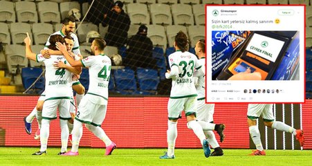 Giresunspor, Kupada Elediği Medipol Başakşehir'e Sosyal Medyadan Göndermede Bulundu