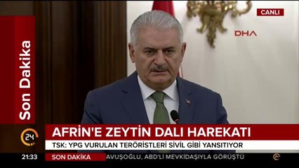 Afrin'e Zeytin Dalı Harekatı