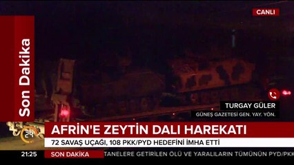 Afrin'e Zeytin Dalı Harekatı