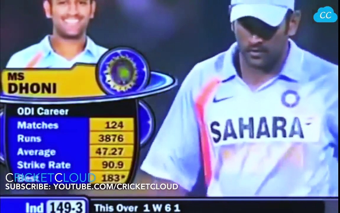MS DHONI POWER -BEST SIX EVER