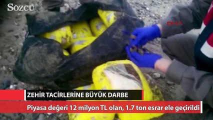 Zehir tacirlerine büyük darbe