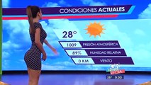 Une présentatrice météo enflamme le web