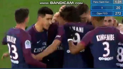 3-0 Edinson Cavani Goal HD - PSG 2-0 Dijon 17.01.2018