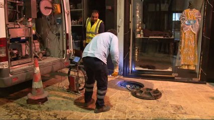 Kapalıçarşı’da altyapı çalışması