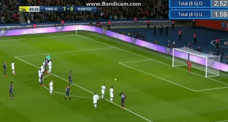 Neymar 4 th  Goal HD - Paris SG 8-0 Dijon 17.01.2018