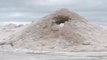 Sand Forms Mini 'Volcano' on Indiana Beach