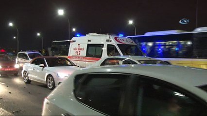 Haliç Köprüsü’nde kaza: 2 yaralı