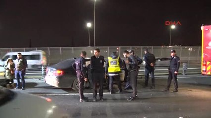 Haliç Köprüsü'nde Trafik Kazası: 2 Yaralı