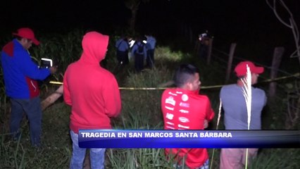 Tragedia en San Marcos Santa Barbara