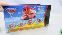 Disney Cars Car Carrier London Bus Tayo the Little Bus Learn Colors Numbers Toys